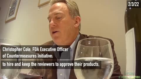 FDA Executive Officer, Chris Cole, Exposes Close Ties Between Agency and Pharmaceutical Companies