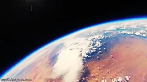 Round Earth as Seen From a Hobby Rocket