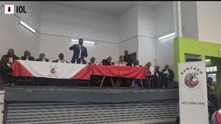 Taxi association, SANTACO meeting in Makhaza Khayelitsha