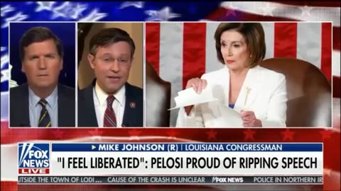 FLASHBACK: Based new GOP Speaker Designate Mike Johnson calls for Nancy Pelosi to be charged