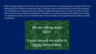 G1 Genesis 1:1, A Viable Way of Thinking? Mindset