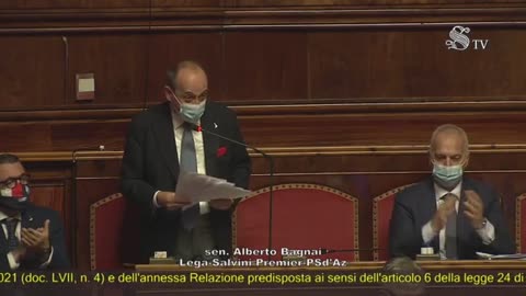 Alberto Bagnai (Lega), Senato, 22/4/21