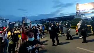 Video: Disturbios en el sector de la Puerta del Sol de Bucaramanga