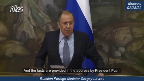 'It's about not allowing neo-Nazi... to run that country' - Sergey Lavrov
