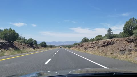 Heading south on I17 passing 5000FT elevation.