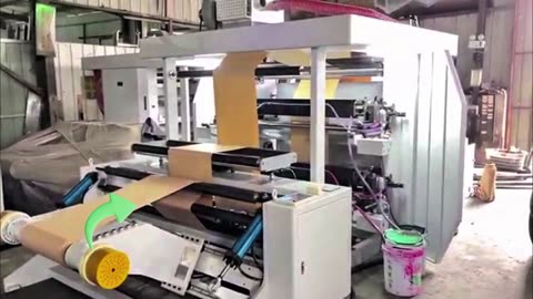 Four color flexo printing machine
