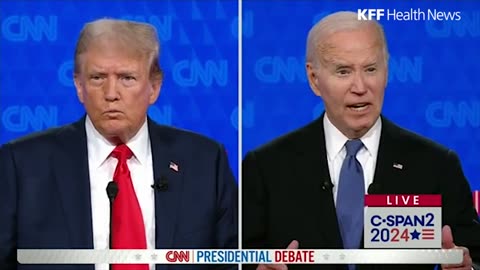 Trump and Biden argue about abortion during the presidential debate