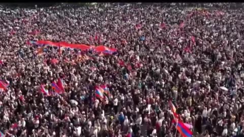 Armenia protests the pro western government.