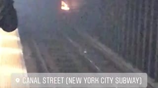 New york city subway fire