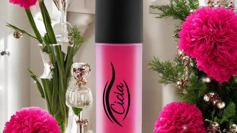 Cicia Premium Pink Lip Oil - Cherry Moisturizing and Nourishing Glossy Finish | Lip Care Treatment