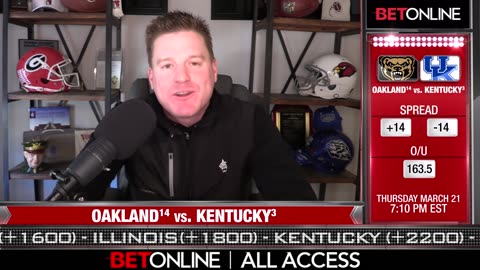 Kentucky vs Oakland Expert NCAAB Picks w/ Nick Bahe | College Basketball Predictions #marchmadness