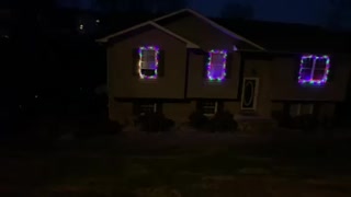 Nightly Christmas lights