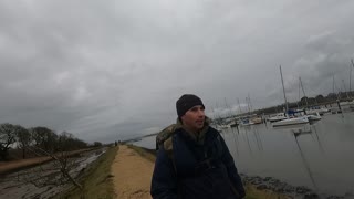 Mini vlog while riverside hiking .GoPro