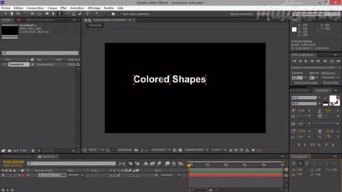 After Effects 3D Space MG Graphic Element Animation VII