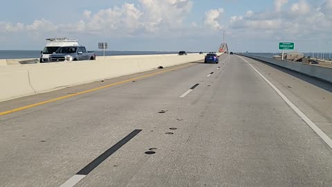 Skyway Bridge construction