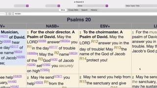 Psalms Part 1 - Lesson 5, 20, 21, 22