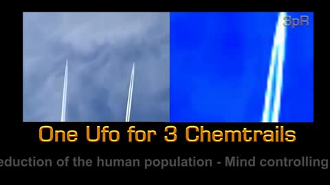 UFO CHEMTRAILs ► One Way for 4 Functions. No Plane, Just One UFO