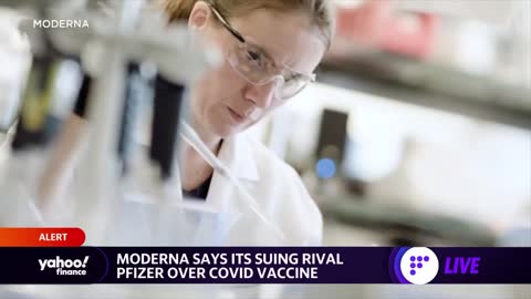 Moderna Sues Pfizer, BioNTech Over COVID Vaccine Patent