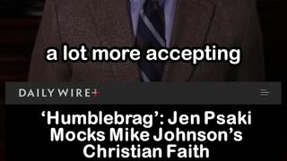 Mike Johnson Called a 'Christo-Fascist', Attacked for Christian Faith by Media