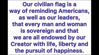 True American Flag 'Civil Flag of Peace'