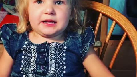 Little Girl Has Hilariously Intense Love For Blueberries