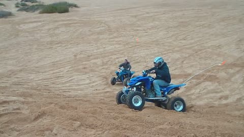 Waynoka Sand Dunes Super dave stuck in a hole