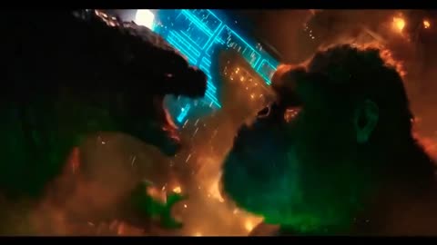 Godzilla Vs Kong Ending Fight Scene || Mechagozilla Vs Kong and Godzilla Final Battle (4K HD)