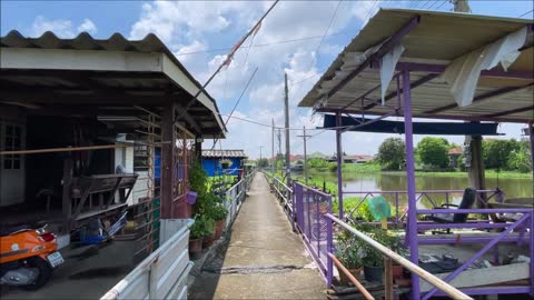 Thetsaban 2 Rd canal and Floodgate Sai Noi, Nonthaburi Thailand