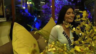 El apoyo a los inmigrantes, la bandera de la candidata venezolana a Miss Universo