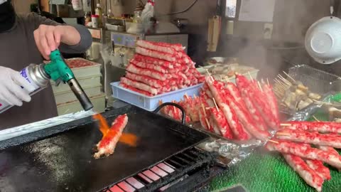 japan osaka firefood crabfood tour