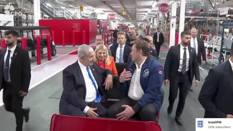 Israel PM Visits Tesla Factory, Rides Cybertruck with Musk