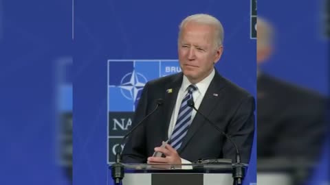 Pres. BIDEN ON PUTIN: "He's bright. He's tough. a worthy adversary." at NATO Summit in Berlin