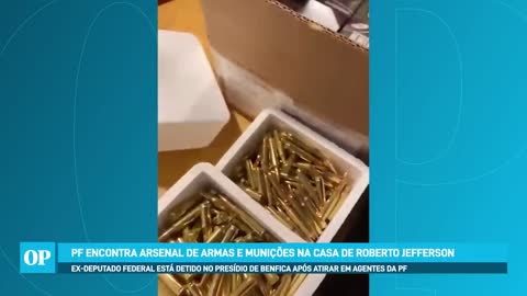 Roberto Jefferson: veja arsenal de armas e munições encontradas pela PF na casa do ex-deputado