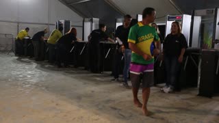Suspicious turnstile at FIFA Fan Fest in Brazil