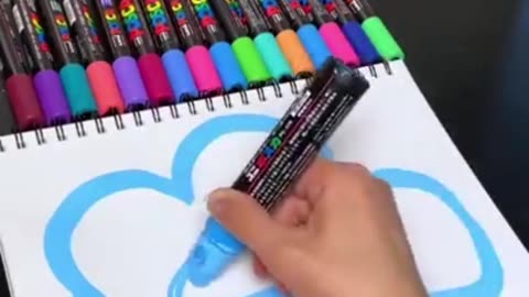 Drawing, But The Blue Marker is HUGE! Very Satisfying!