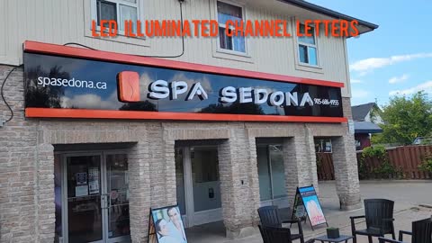 Signs for Spa Sedona - Ajax Ont