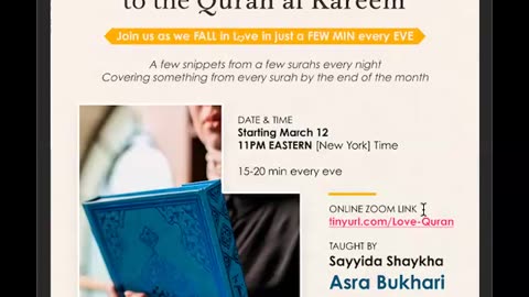 Falling in Love with the Quran Once Again/Ramadan 2024