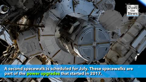 NASA astronauts prepare for two spacewalks