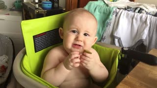 Baby Has A Hilarious Reaction After Trying A Pickle For The First Time