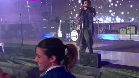 Prince Impersonator Falls Off Stage