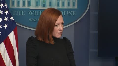 Psaki says the White House is grateful that Trump got the booster