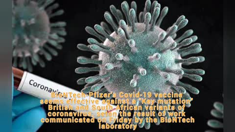 Covid-19: the vaccine Pfizer-BioNTech neutralizes a "Key mutation" BioNTech inspirational sayings