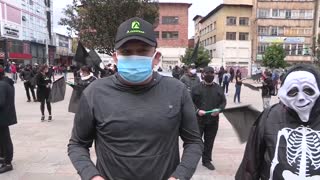 Video: protestas de comerciantes contra medidas en Bogotá