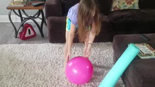 Isla's workout video