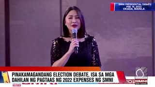 Pinakamagandang election debate, isa sa mga dahilan ng pagtaas ng 2022 expenses ng SMNI