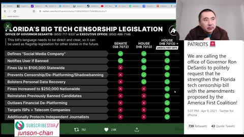 I Call Ron Desantis's Offices Regarding Anti Big Tech Censorship Video Call Guide