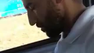 Guy falling asleep in car friend hits the brakes he hits face on seat