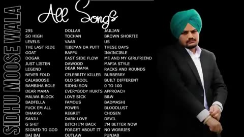 Sidhu Moose Wala | Top 100+ Songs | Audio Jukebox | Tribute To Sidhu Moose Wala | SG BEATS