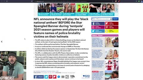 NFL Will Play Black National Anthem BEFORE US Anthem, AMERICA Is Getting Woke And Going Broke