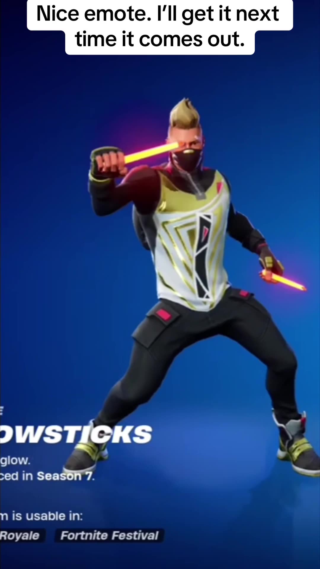 Glowsticks: last seen… #fortnite #gaming #viral #fortniteclips #shorts